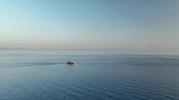 トルコAlanya海賊港素晴らしいボート旅行 — ストック動画