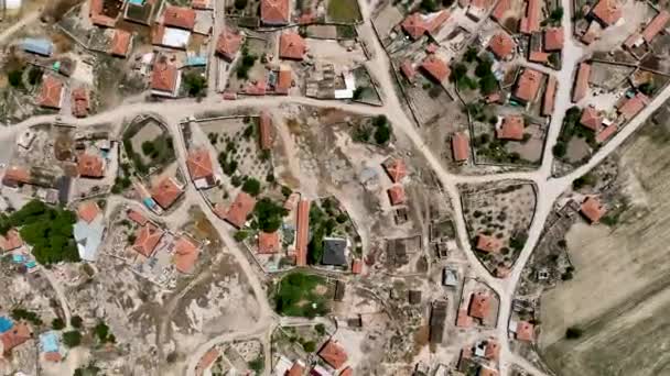 Türkei Drohne Fliegt Über Erstaunliche Felsformationen Märchenhafte Landschaft — Stockvideo