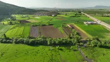 Farm Region green fields background