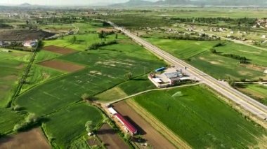 Farm Region green fields background