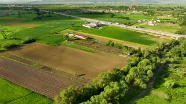 Farm Region green fields background