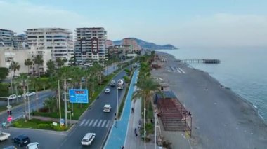 Traffic on the Beach background
