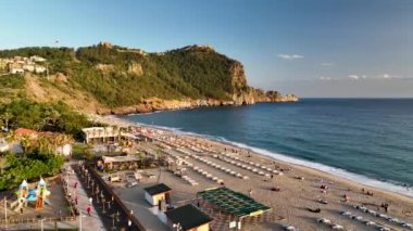 Landscaping in the park background view