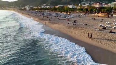 Cleopatra Beach aerial background view