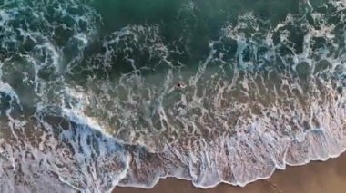 Cleopatra Beach aerial background view