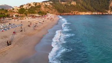 Cleopatra Beach aerial background view