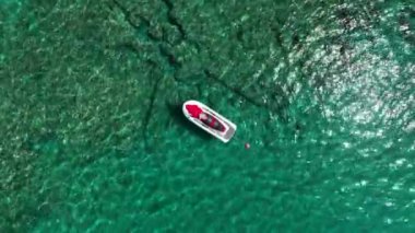 Water transport summer vibes aerial