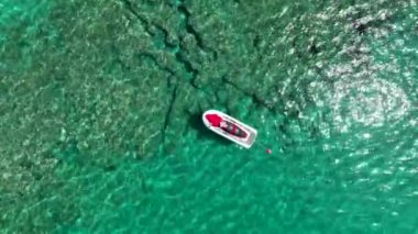 Water transport summer vibes aerial