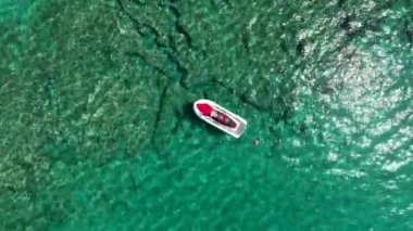 Water transport summer vibes aerial