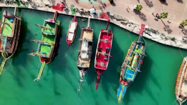 Pirate Harbor Lighthouse in the port awesome view