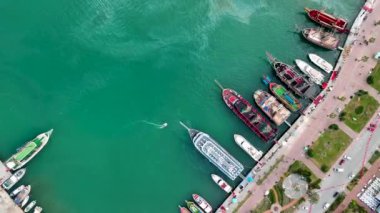 Central street in Alanya awesome view Turkey