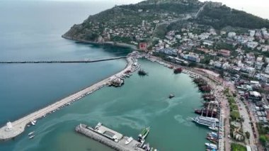 Central street in Alanya awesome view Turkey