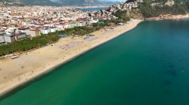 Turkey Alanya aerial background view