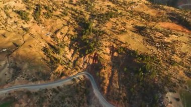 A village where several people live high in the mountains