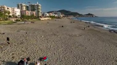 volleybal aerial view 4 K Awesome backround