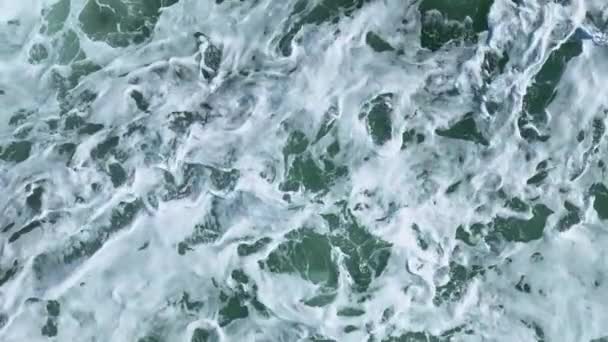 Epic Patern Background Aerial View Azure Water Color Aerial View — Video