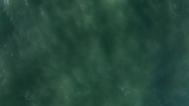 Όμορφη Βουτιά Θαλασσινό Νερό Εφεδρική Δύναμη Σκηνικών Ακτών Καλοκαιρινή Παραλία — Αρχείο Βίντεο
