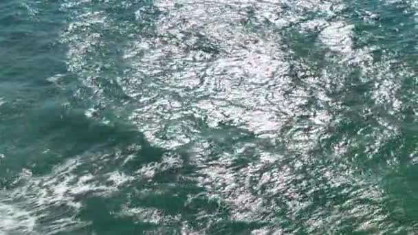 Epic Patern Background Aerial View Azure Water — Stock Video
