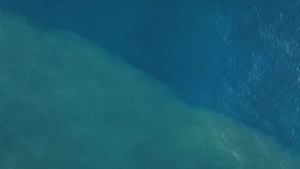 Mavi Deniz Tepedeki Manzara Tropikal Kıyılara Yakın Denizde Seyahat Tatil — Stok video