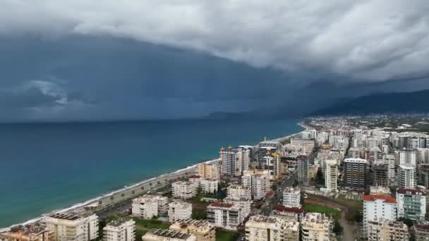 Escápate Paraíso Costero Mientras Abrazas Paisaje Urbano Mediterráneo Azul Experimenta — Vídeos de Stock