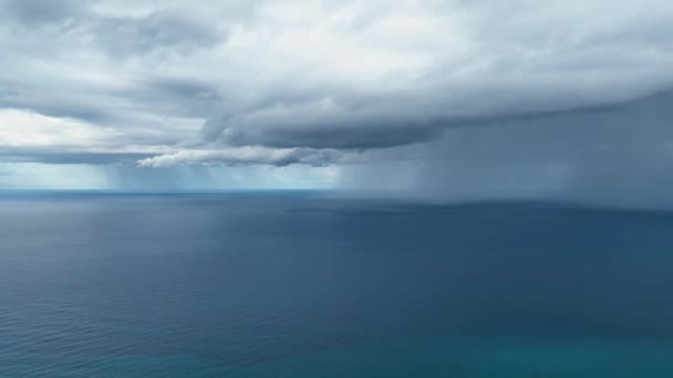 Listen Closely Whispers Storm Our Footage Captures Mesmerizing Blue Shades — Stock Video