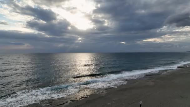 Obtenez Des Perspectives Élevées Paysage Urbain Alanyas Vaste Mer Azur — Video