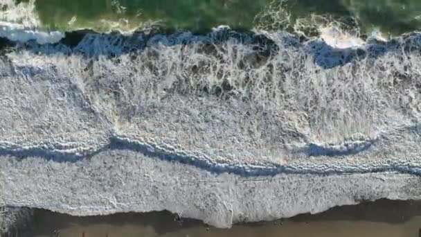 Aanschouw Bruisende Zeestorm Terwijl Onze Filmische Drone Kracht Vangt Van — Stockvideo