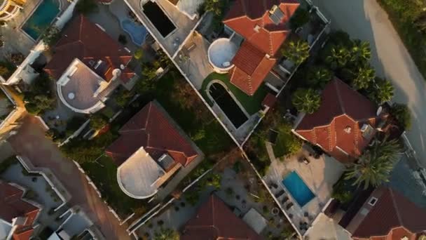 Testemunhe Esplendor Próspero Mercado Casas Luxo Cima Como Nosso Drone — Vídeo de Stock