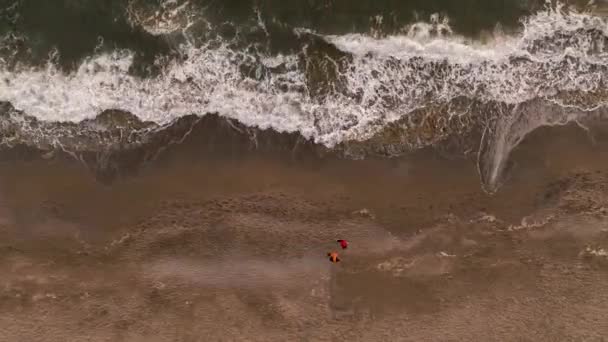 Gönnen Sie Sich Einen Küstenausflug Während Unsere Filmische Drohne Zwei — Stockvideo
