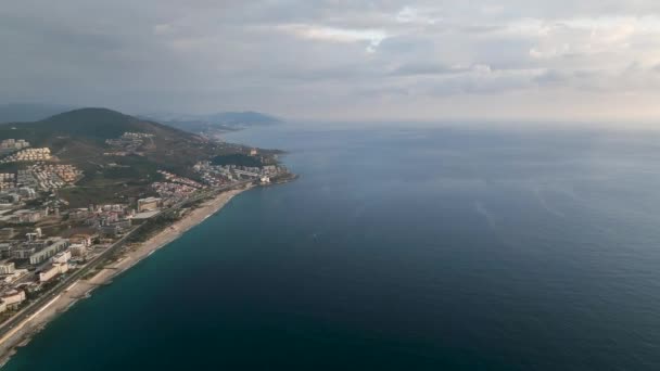 Immerse Yourself Breathtaking Beauty Lush Green Coastline Mediterranean Sea Our — Stock Video