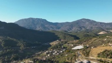 Sinematik dronumuz taze avokado tarlalarının güzelliğini gösterirken bir dağ inzivasına kaçacağız. Yeşillik ormanlarına, verimli tarım arazilerine ve titizlikle bakılan bahçelere tanık olun.