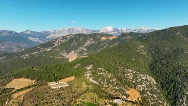 Sumérjase Paraíso Agrícola Mientras Nuestro Dron Cinematográfico Captura Belleza Refugio — Vídeos de Stock