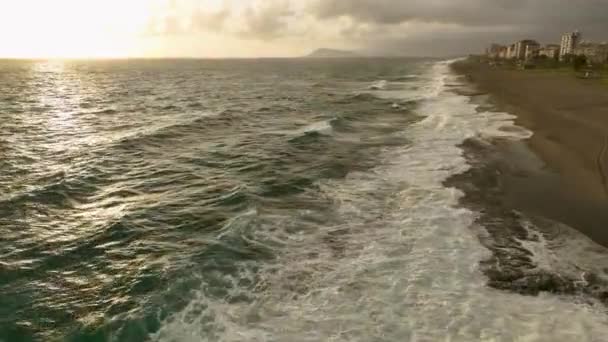 Doğanın Gücüne Tanık Olun Nsansız Hava Aracı Büyüleyici Akdeniz Kıyıları — Stok video