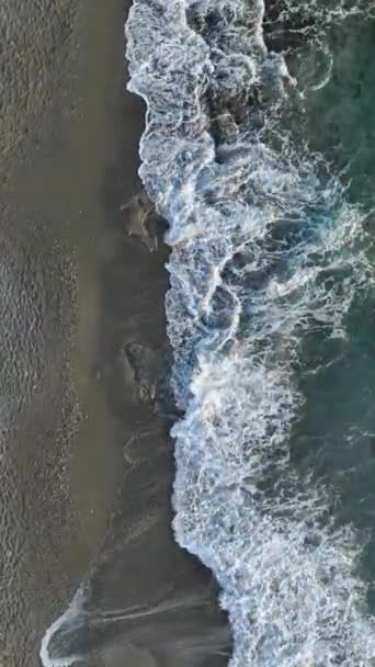 Vertikální Video Pobřežní Útěk Ponořte Krásy Středozemního Moře Podmanivým Statickým — Stock video