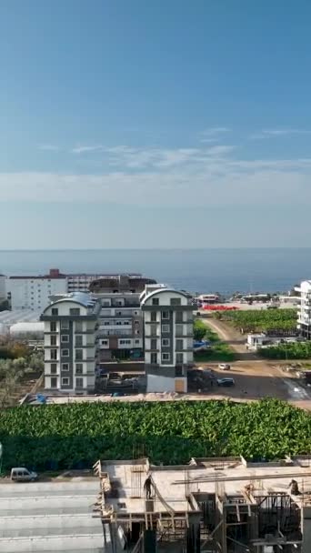 Experience Coastal Elegance Alanya Turkey Vertical Video Showcasing Elite Home — Stock Video