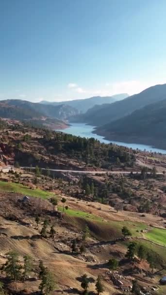 Delicie Com Oásis Refrescante Rio Montanha Meio Esplendor Paisagem Alpina — Vídeo de Stock
