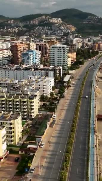 Title Seaside Bliss Vertical Video Turkish Hotel Beach — Stock Video