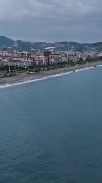 Lassen Sie Sich Von Der Schönheit Des Mittelmeeres Diesem Vertikalen — Stockvideo
