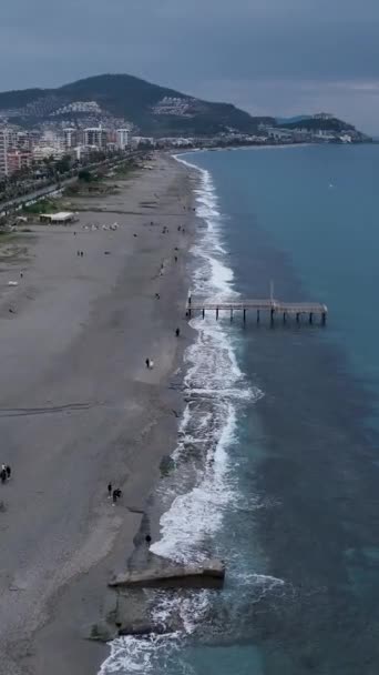Encuentra Tranquilidad Belleza Mar Mediterráneo Con Este Vídeo Vertical Sumérgete — Vídeo de stock