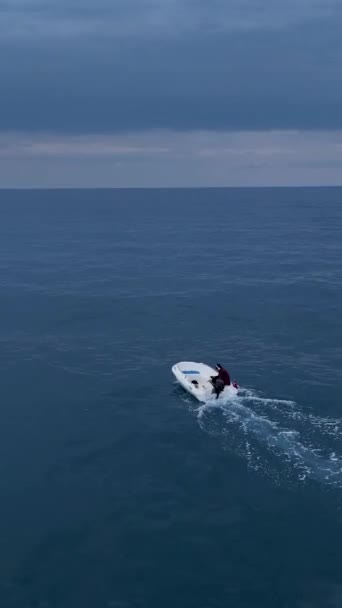 Beleef Een Zonsondergang Serenade Middellandse Zee Met Deze Verticale Video — Stockvideo