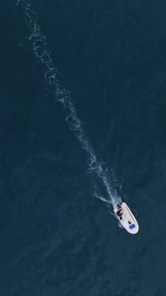 Doświadcz Rytmicznego Połączenia Między Morzem Wędkarzem Tym Pionowym Filmie Kiedy — Wideo stockowe