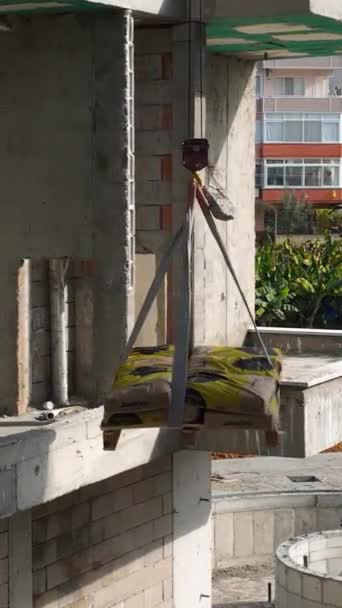 Descubra Charme Beira Mar Como Construtores Melhorar Fachada Edifício Costa — Vídeo de Stock