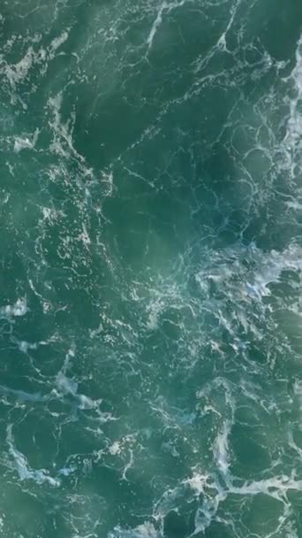 Inspire Textura Hipnótica Mar Exibida Câmera Lenta Hipnotizante Adicione Profundidade — Vídeo de Stock