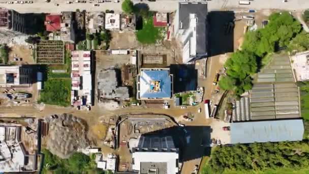 Admirez Symphonie Construction Alors Que Drone Capture Spectacle Aérien Maisons — Video