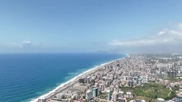 Büyüleyici Hava Görüntüleriyle Yüksek Kaliteli Evler Komplekslerin Dinamik Gelişimini Araştırın — Stok video