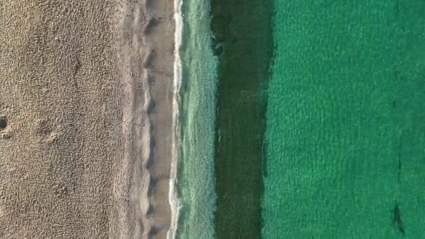 Ervaar Serene Schoonheid Die Lucht Het Water Van Cleopatra Beach — Stockvideo