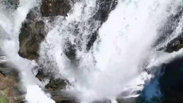 Ontdek Het Wonder Van Een Majestueuze Waterval Zuid Turkije Watervallen — Stockvideo