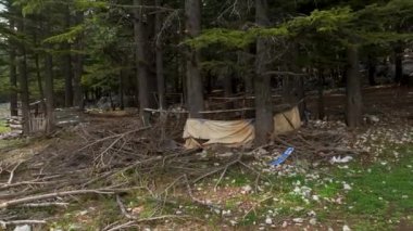 İnsansız hava aracı sizi yemyeşil manzaralarından hava macerasına çıkarırken güney Türk dağlarının dingin güzelliğine dalın..