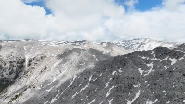 Sea Testigo Los Impresionantes Paisajes Las Montañas Turcas Principios Primavera — Vídeos de Stock