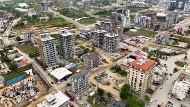 불러일으키는 사진을 번창하는 마을의 모습을 해변에 도시의 성장을 줍니다 — 비디오